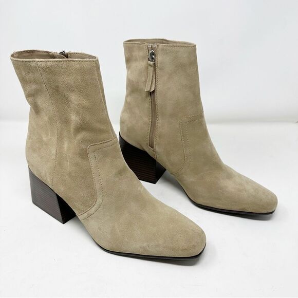 Blondo Salome Waterproof Boots Suede Size 11 Heeled Zip - Picture 1 of 7